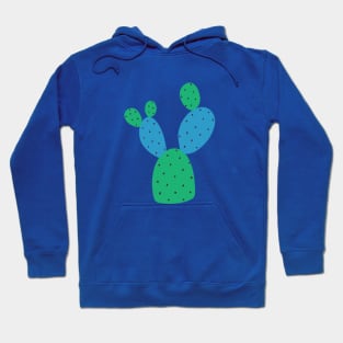 Green & Blue Cactus Hoodie